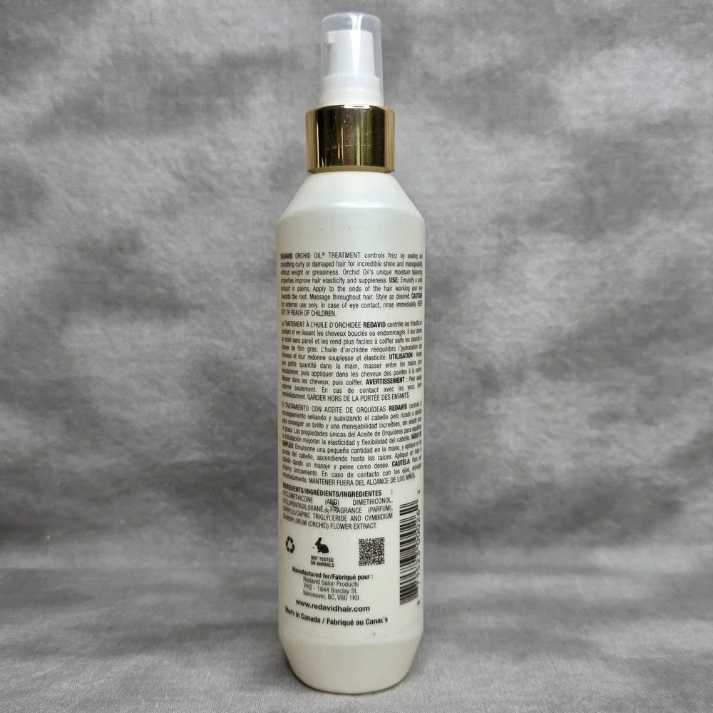 REDAVID Orchid Oil Treatment 8.4 fl oz Ultra Nourishing Anti-Frizz Serum